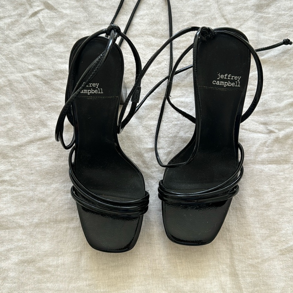 Jeffery Campbell Lace Up Block Heels